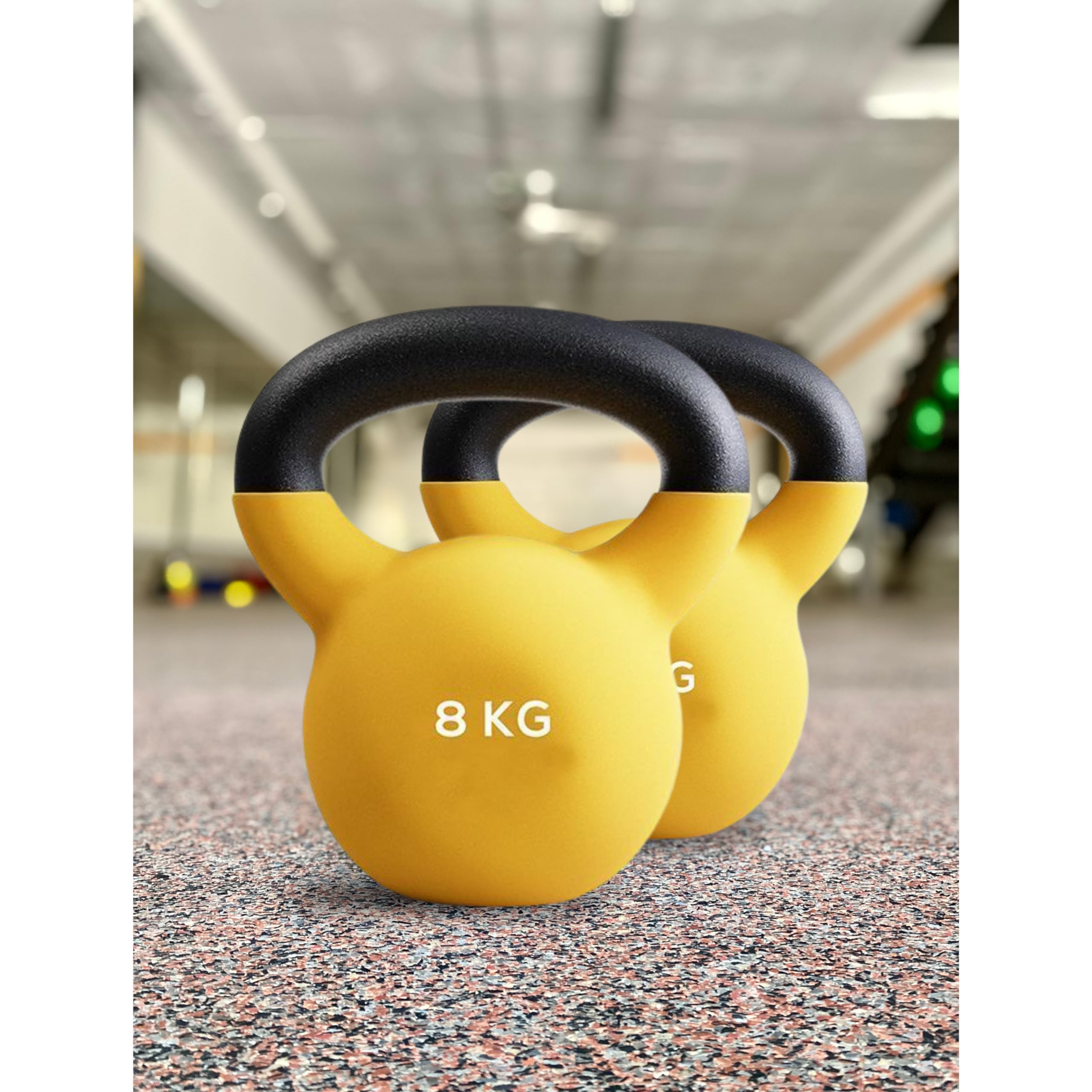 Kettlebell in Ghisa Rivestita in Neoprene da 4 a 32 Kg