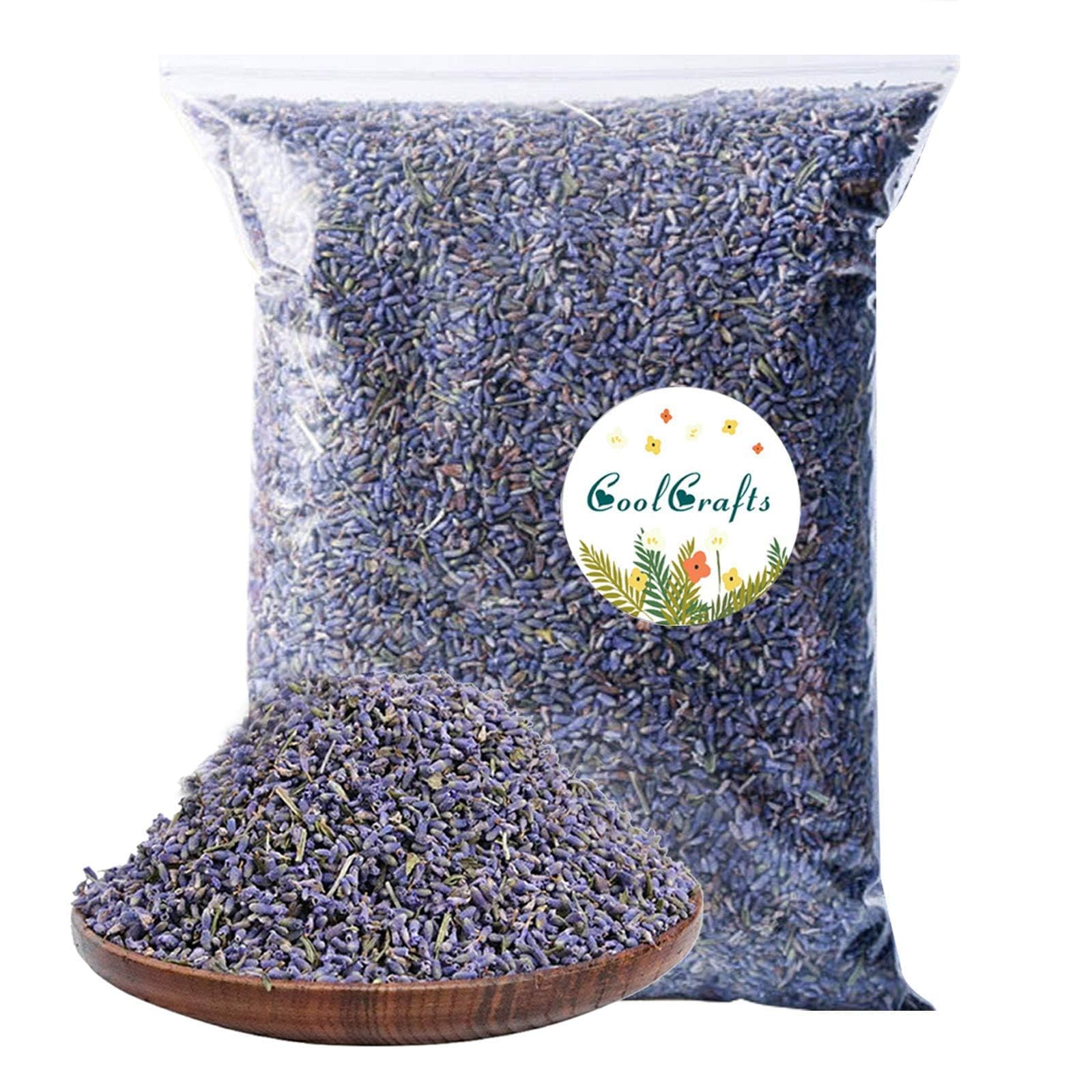 Dried Lavender Flowers, Dry Lavender Buds Bulk for Wedding Toss, Crafts, Sachets - 1/4 Pound