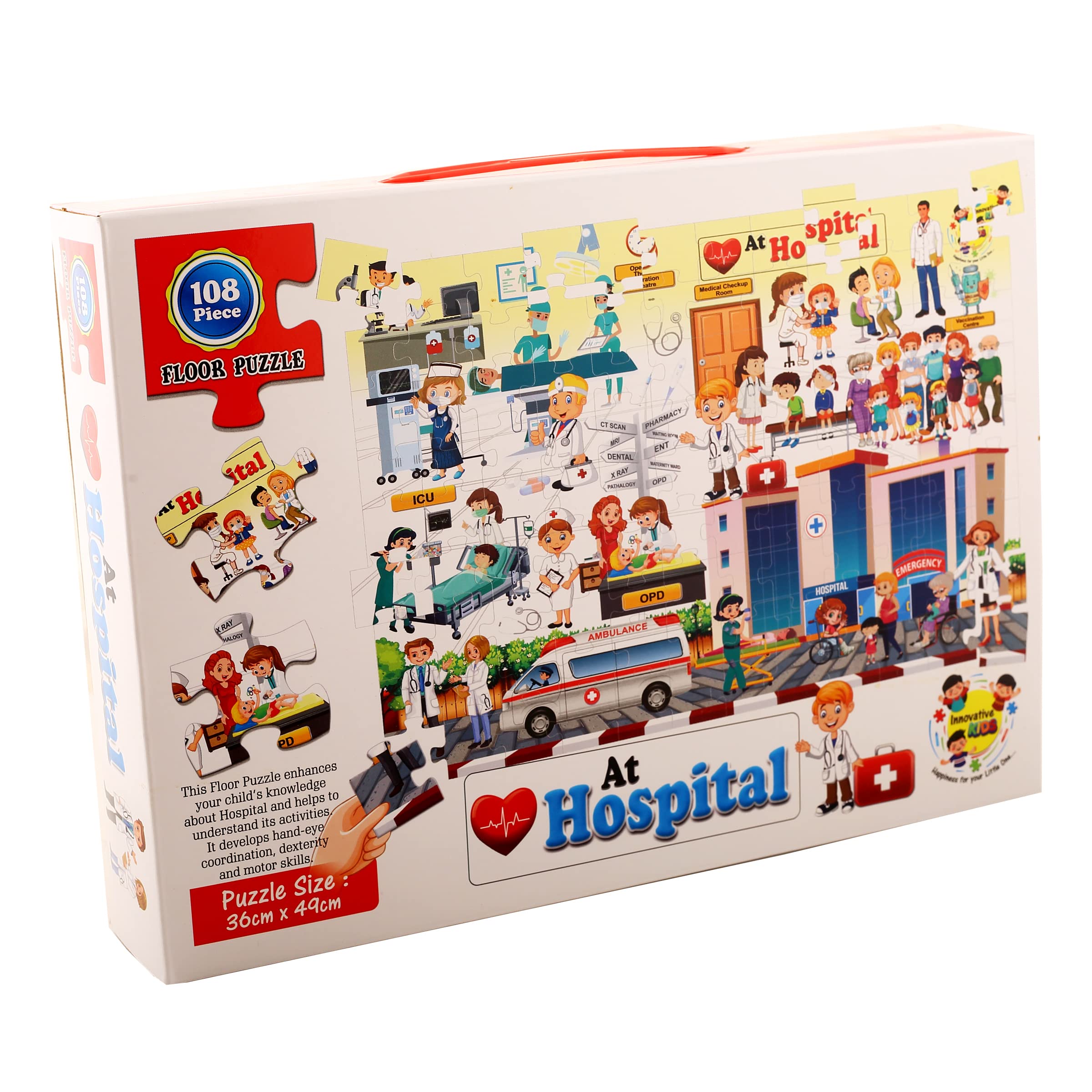 Olympia Games And Toys Floor Puzzle for 4+ Age Kids(108 Piece) (at Hospital)