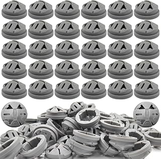 ZPSNDP 120 Pack 3/8-1/2 Inch Non-Metallic Push-In Cable Connectors for 1/2 Inch Knockouts - Easy Junction Box Fittings
