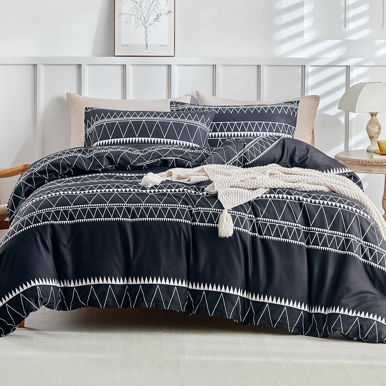 Tokokimo Set copripiumino per letti da 180 cm, 3 pezzi