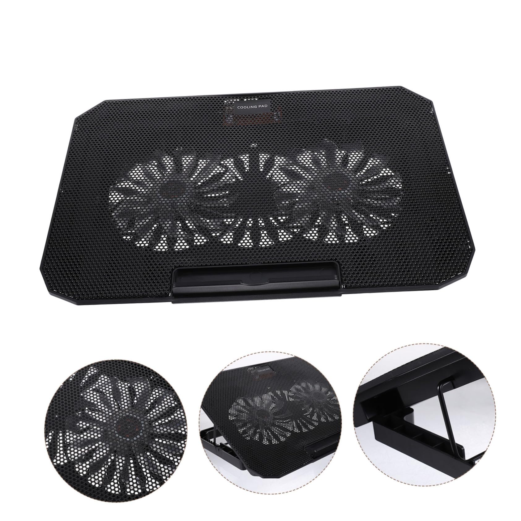Angoily Refroidisseur PC Portable USB Silencieux avec Support pour Ordinateur Portable