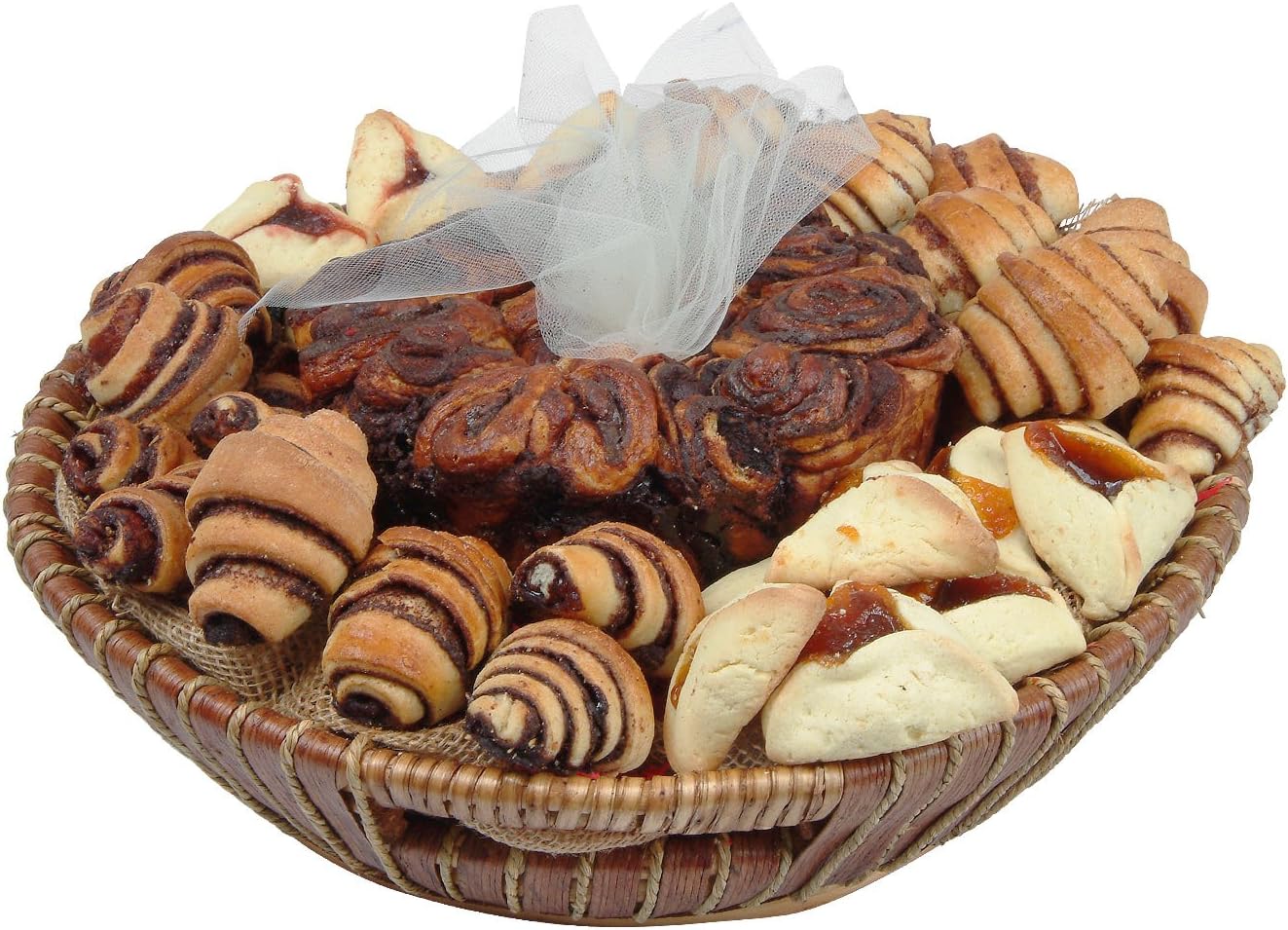 Huge Chanukah Round Bakery Gourmet Gift Basket