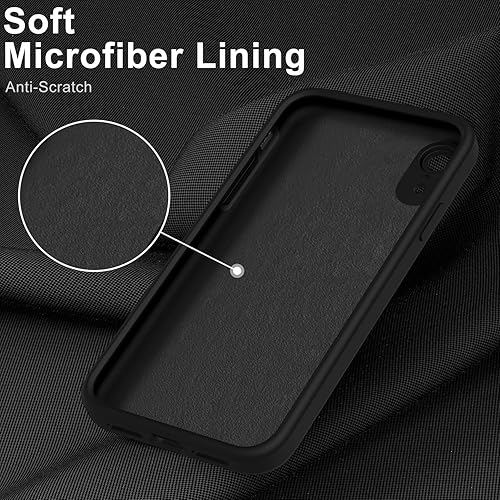 Miniatura 4 de Goodon Funda diseñada para iPhone XR con protector de pantalla - Funda mejorada para cámara - Forro de microfibra suave - Funda protectora de