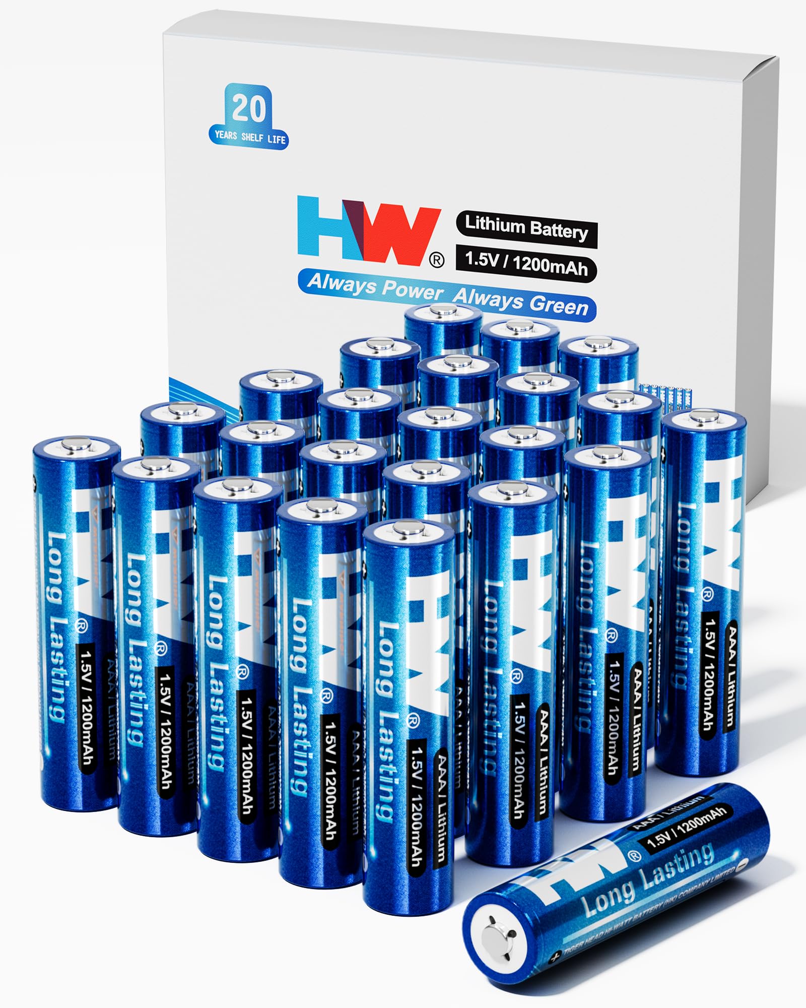 Photo 1 of HW AAA Lithium Batteries 24 Pack