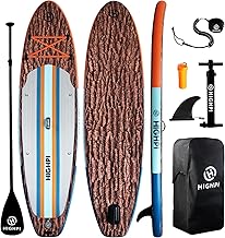 Highpi Inflatable Stand Up Paddle Board for Youth and Adults – Wide Sup with Premium Accessories, Blow Up Paddleboard for Surfing, Fishing, Yoga & More