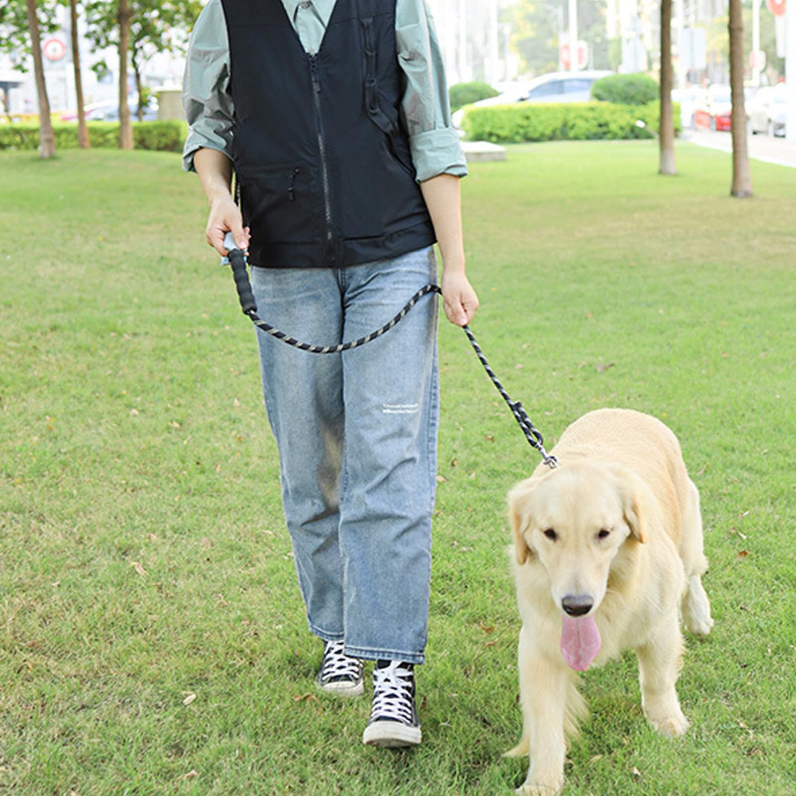 Chaleco de entrenamiento para perros con bolsillos grandes, permeable, adiestrador de mascotas, ropa de entrenamiento para perros, accesorios de entrenamiento para perros