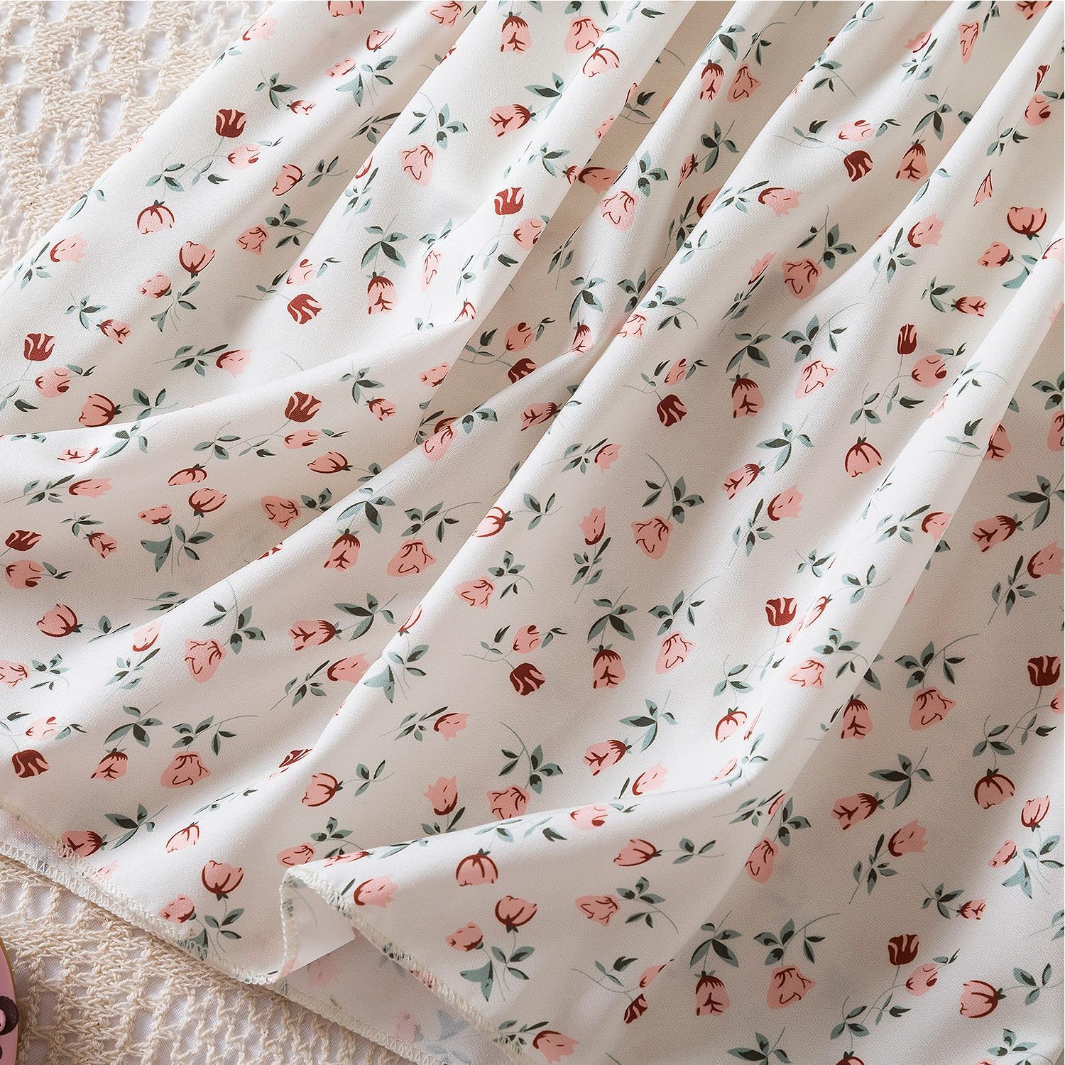 Nileafes Little Girl Summer Tulle Dress Casual Princess Girls Holiday Birthday Sundress - Image 6