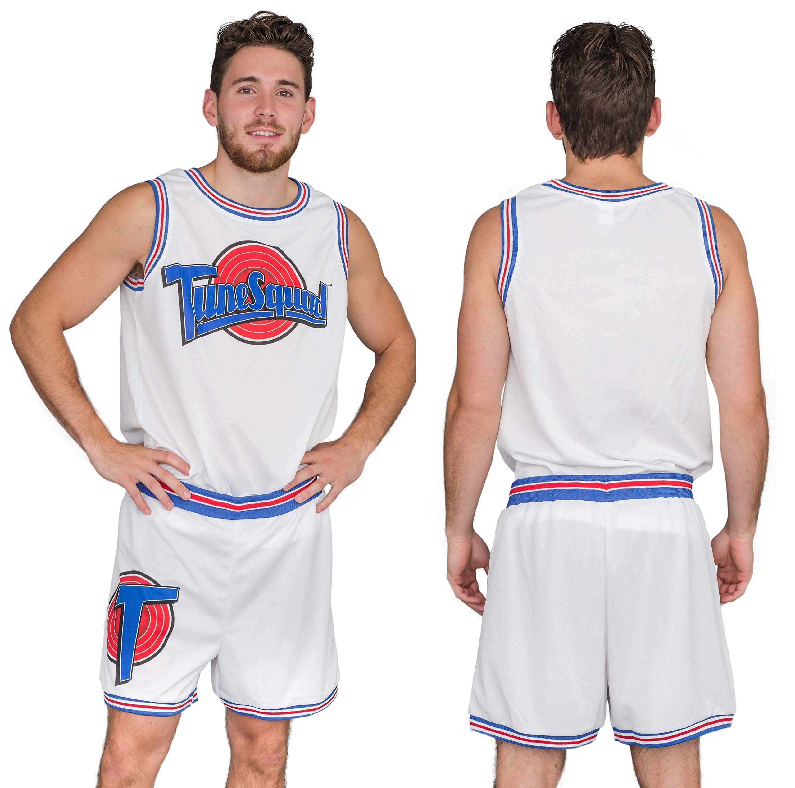 Space Jam Tune Squad Logo White Basketball Jersey (Adult XX