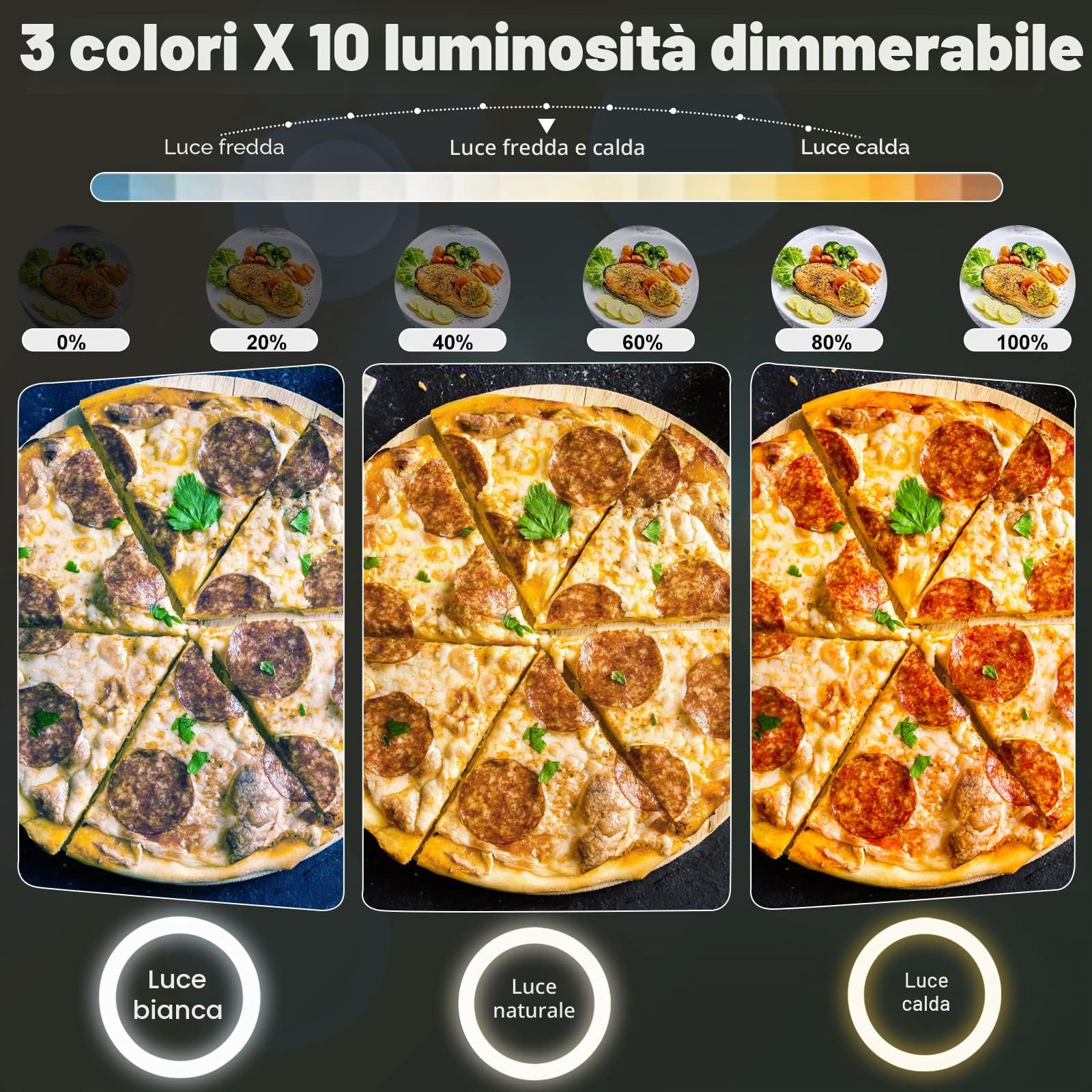 Luce ad anello LED da 10 pollici Saikkl con treppiede e supporto per telefono, luce ad anello a LED dimmerabile per registrazioni video di YouTube, selfie, trucco, Tik Tok, fotografia