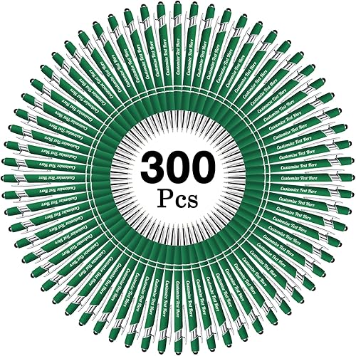 Miniatura 59 de Hasta 500 bolígrafos personalizados a granel con logotipo de mensaje de nombre comercial, bolígrafos grabados personalizados con lápiz óptico