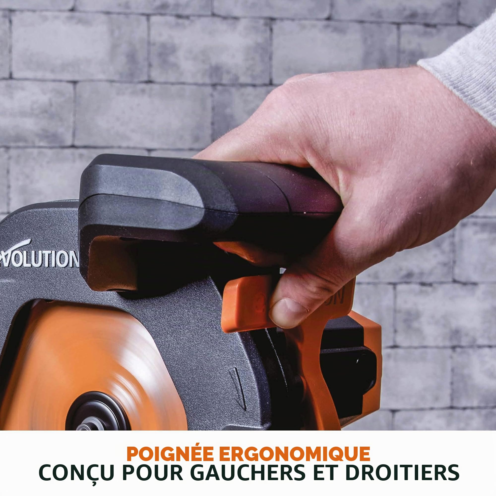 Evolution Power Tools - Scie à Onglets Coulissante Multi-Matériaux R210SMS+ avec le Pack Plus, 210 mm (230 V) (Lot de 2)