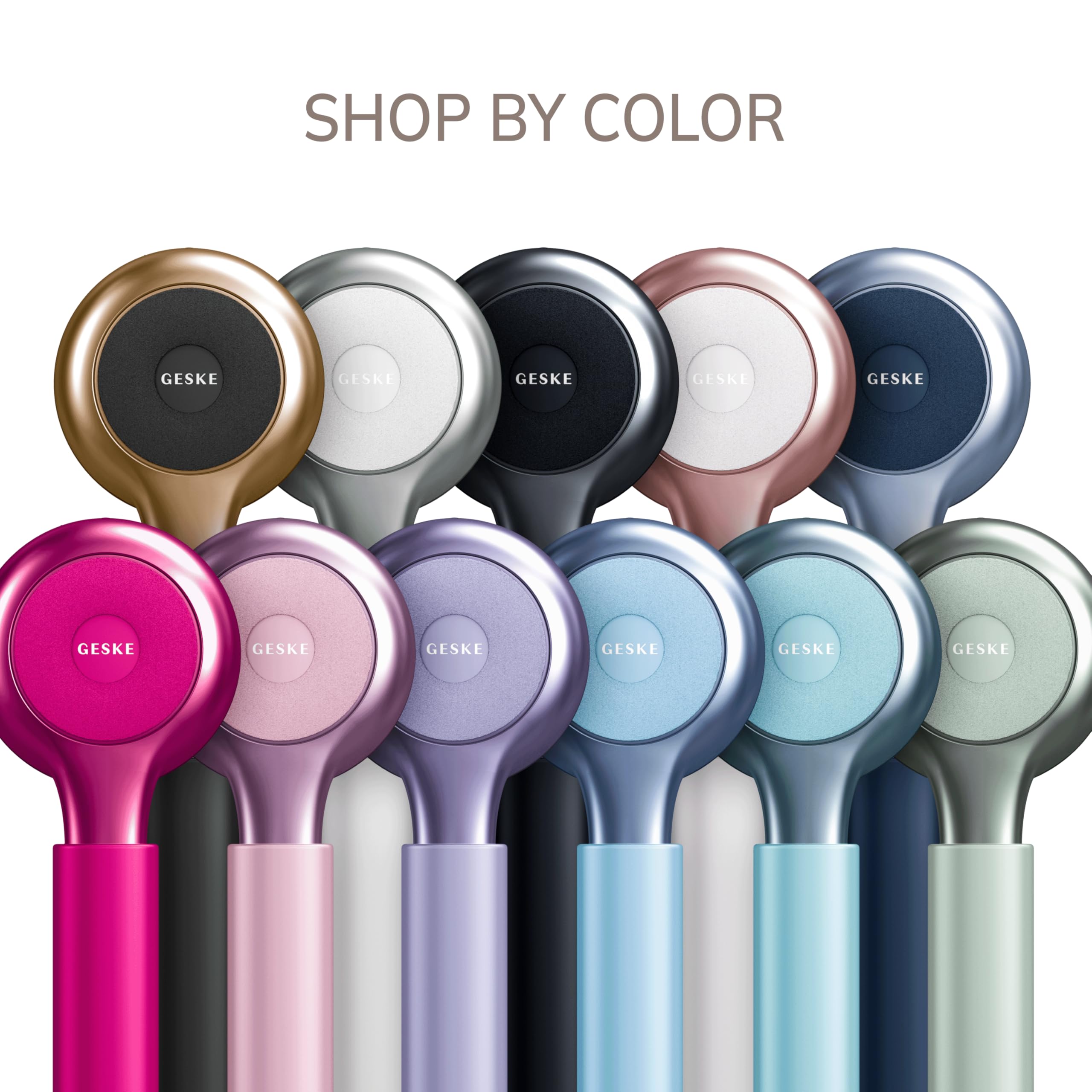GESKE Sonic Full-Body Brush & Intensive Exfoliator | 8 in 1 | Elektrische Körperreinigungsbürste & Intensivpeeling | Tiefenreinigung | SmartSonic Pulsations | Weiche Silikonnoppen & Peeling-Aufsatz