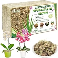 Vista 12 de Halatool Musgo esfagnum prémium de 3.6 onzas para plantas de interior, mezcla para macetas de musgo de orquídea de 4 cuartos de galón, musgo