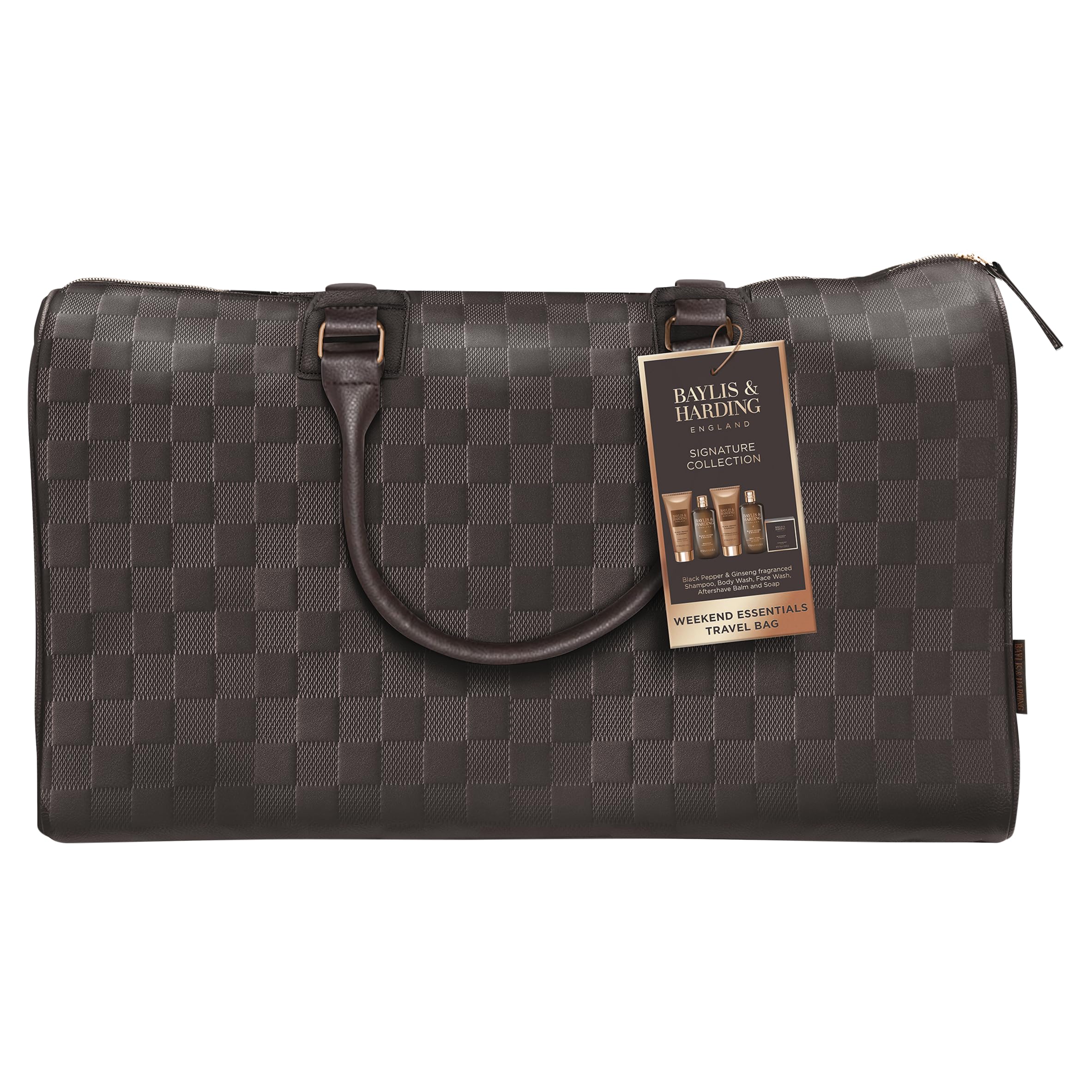 Baylis & Harding Black Pepper & Ginseng Herren Luxus Reisetasche Geschenkset (1er Pack) - Vegan Freundlich