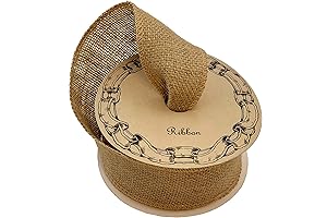 Fall Decor Christmas Tree Burlap Ribbon