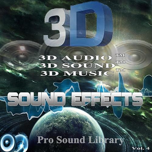 3D Sound Effects Pro Sound Library Remastered in 3D Audio TM, Vol. 4 de