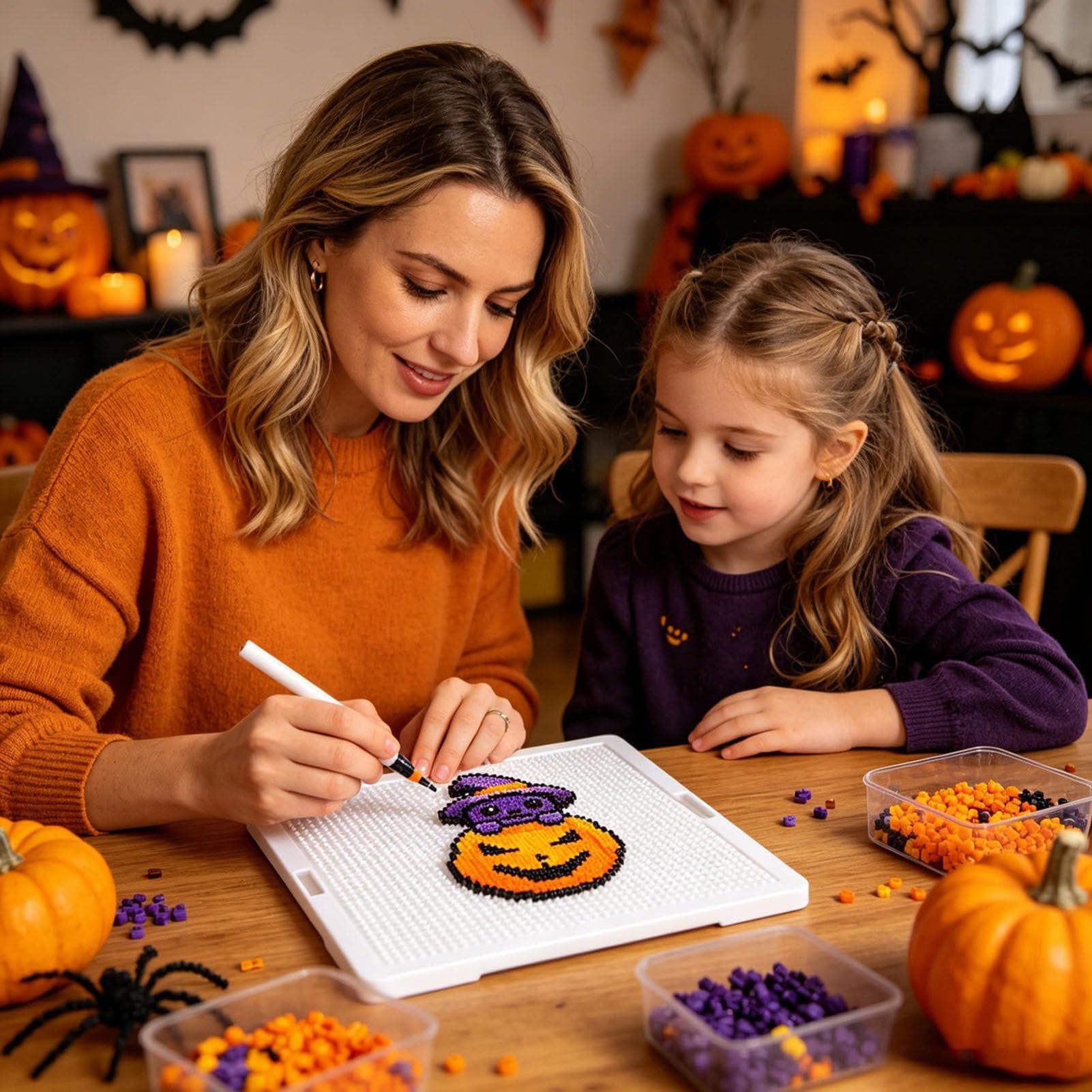 Calendario 'Avvento di Halloween 24 Giorni Di Lavoretti Spaventosi Con | Decorazione Halloween Per Famiglia Feste