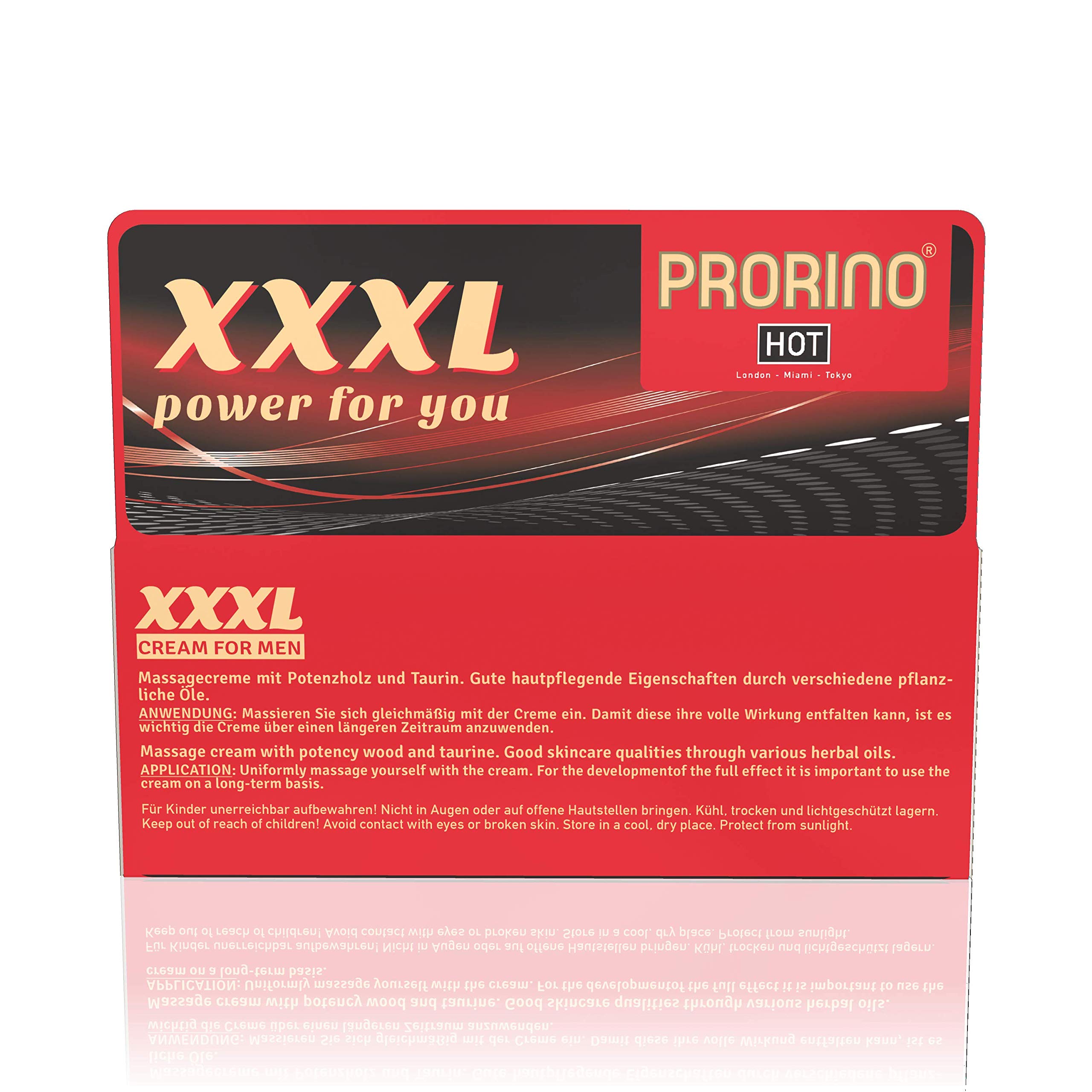 XXXL Cream for men, pflegende durchblutungsfördernde Potenzcreme für den Mann. 65 ml (Packung mit 2)