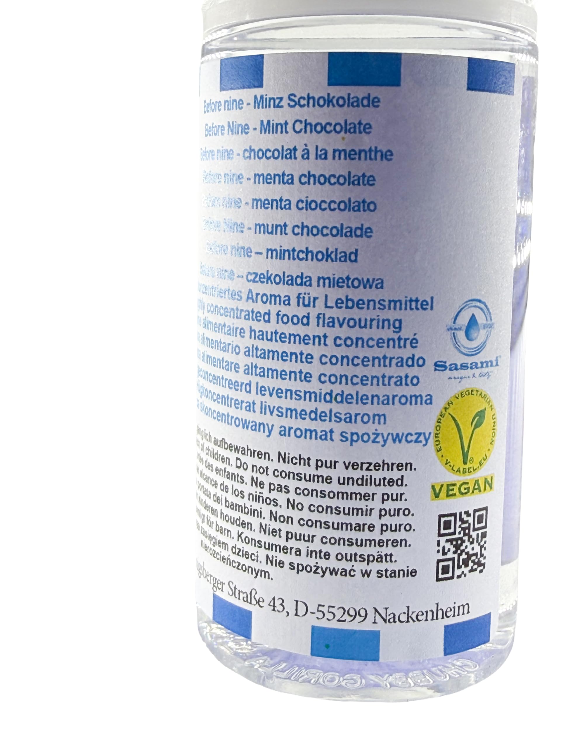 Before nine - menta chocolate aroma concentrado - Vegano - Sasami - 10ml