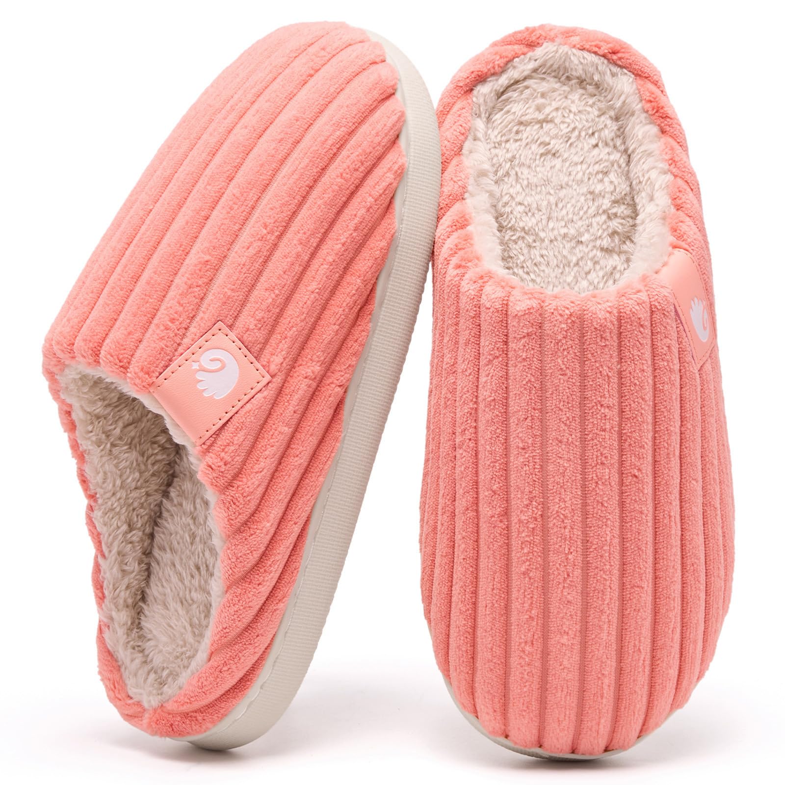Guyarns Hausschuhe Damen Herren,Winter Warme Plüsch Pantoffeln Damen aus Memory Foam Kordsamt Rutschfeste Sohle Bequeme Hausschuhe drinnen draußen