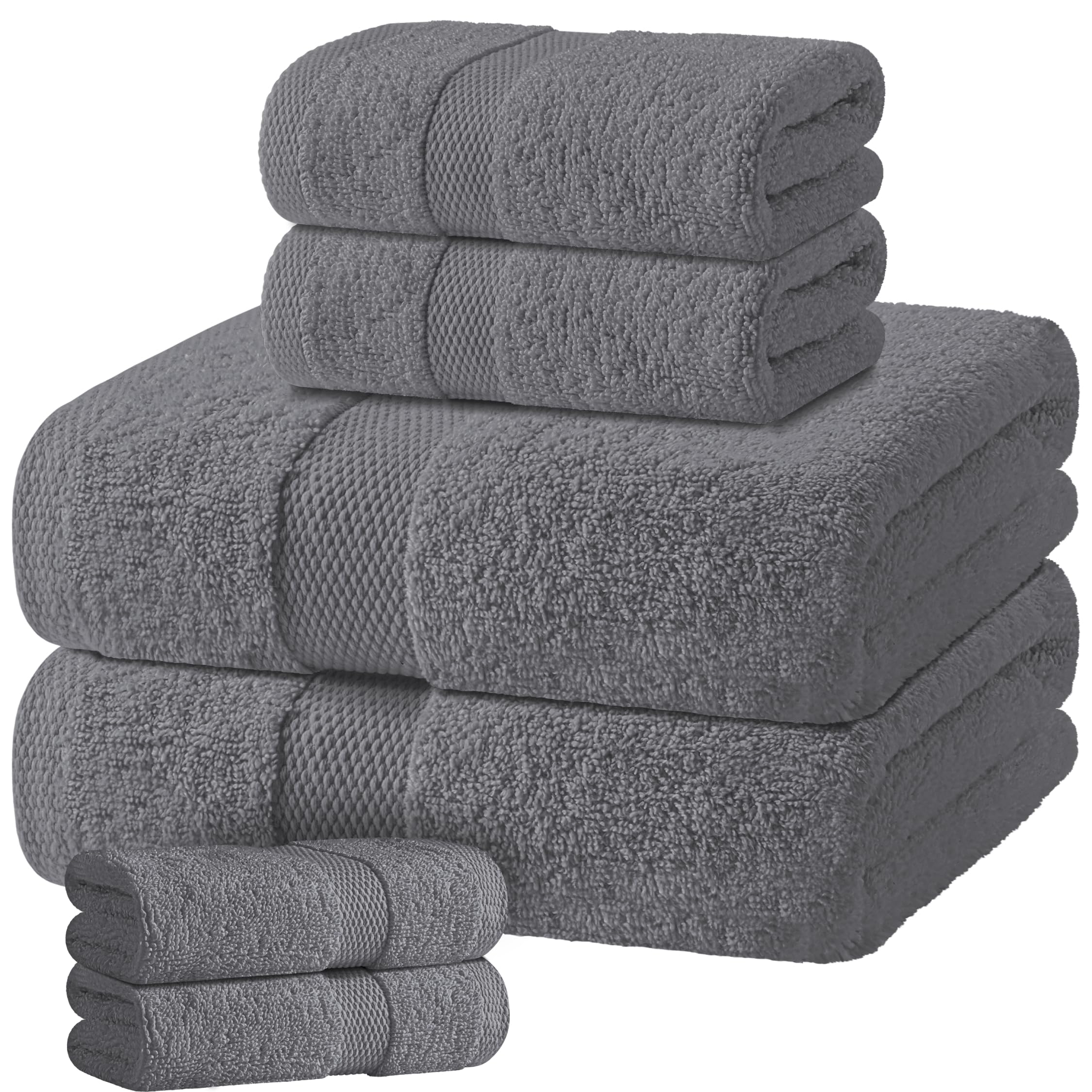 White Classic 6-Piece Towel Set