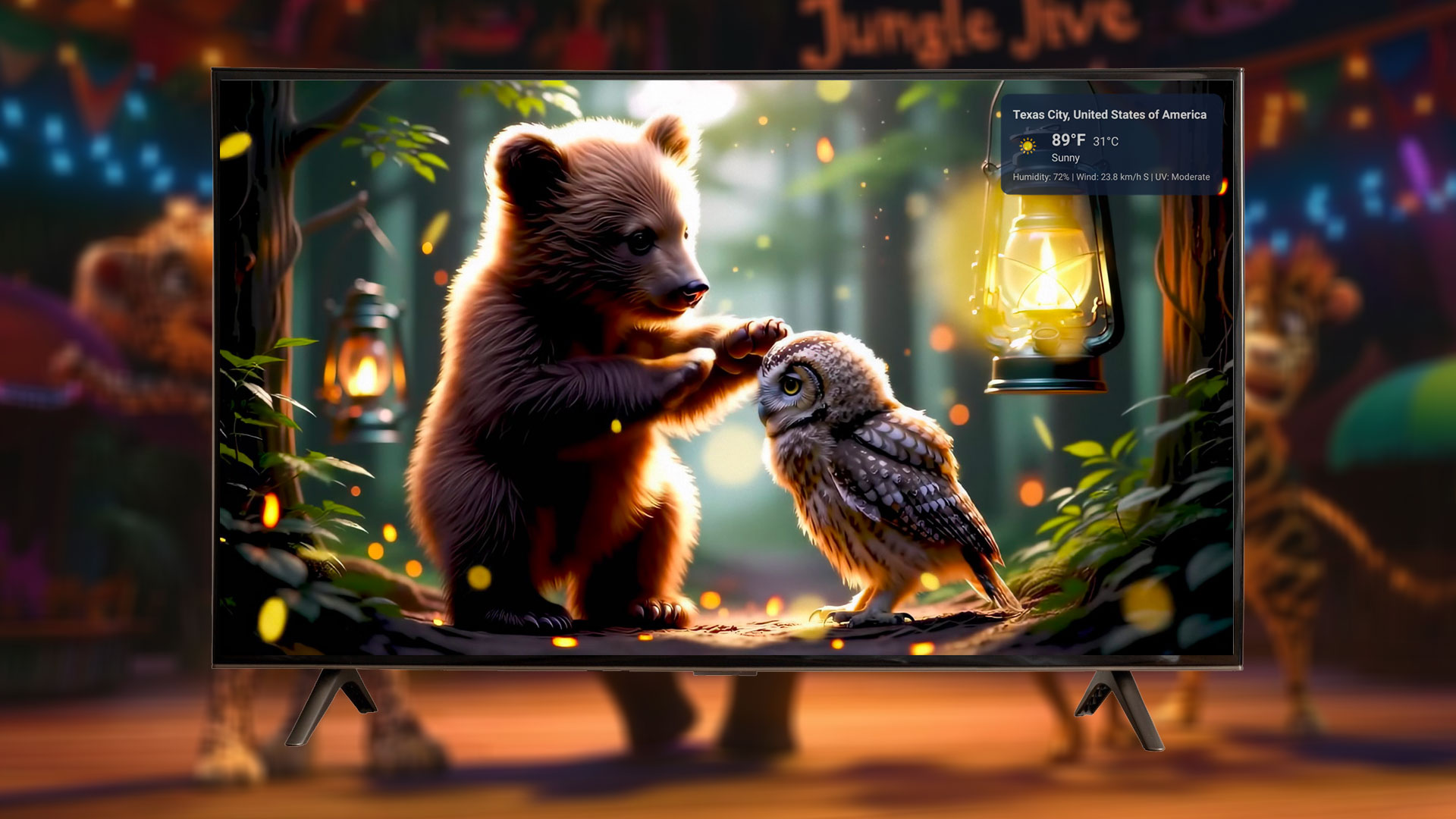 Dancing Animals Screensaver – Magical Loops with Relaxing Music for TV ...