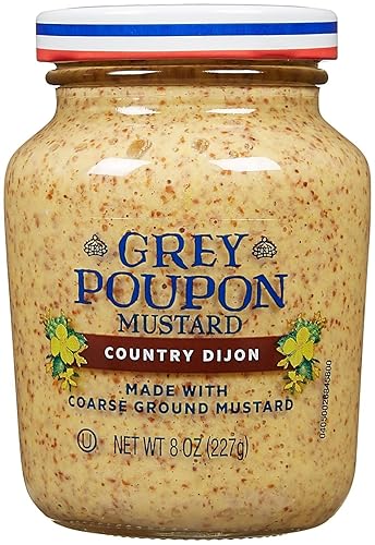 COUNTRY TIME Grey Poupon Country Dijon Mostaza (tarro de 8 onzas) (00054400000405)
