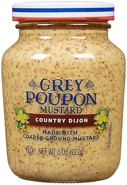 COUNTRY TIME Grey Poupon Country Dijon Mustard (8 oz Jar) (00054400000405)