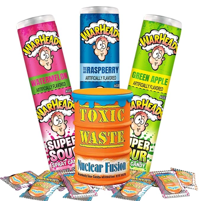 Warheads Sour Spray and Toxic Waste Nuclear Fusion