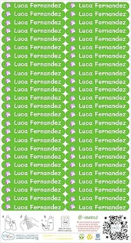 Amazon.com : 50 Personalized Minis Adhesive Labels to Mark ...