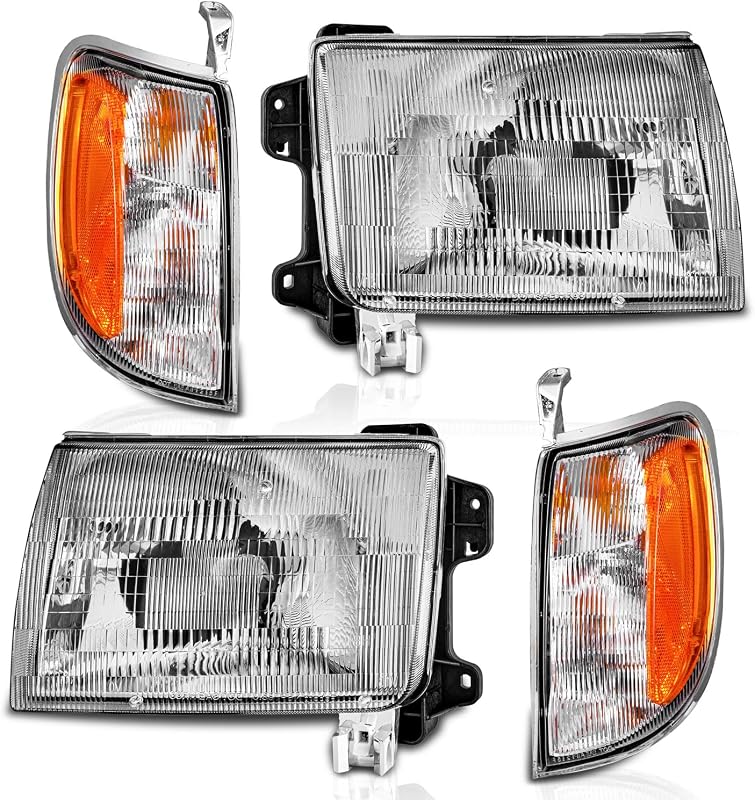 Faróis dianteiros WEELMOTO para Nissan Frontier 1998–2000 e Nissan Xterra 2000–2001 – Par