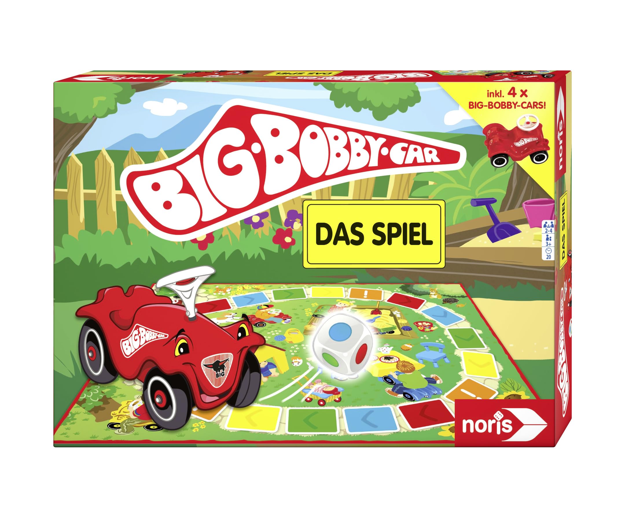 Noris Spiele 606013790 "BIG Bobby Car Das Spiel" Game