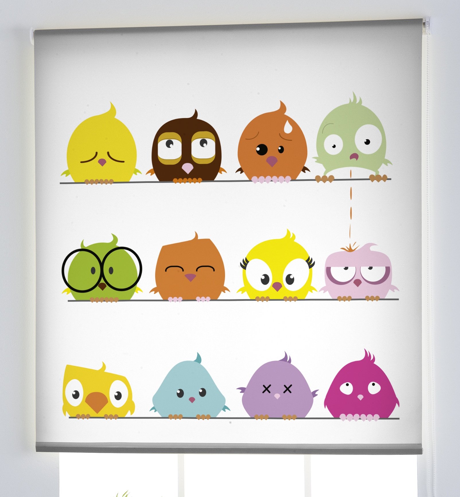 Estoralis | Infantiles | Estor Enrollable Diseño Moderno | Translúcido Estampado Digital | Modelo I-3044 | 110 x 180 cm (Ancho/Alto) Tamaño Tela 107 x 175 cm | Estores para Ventanas y Puertas