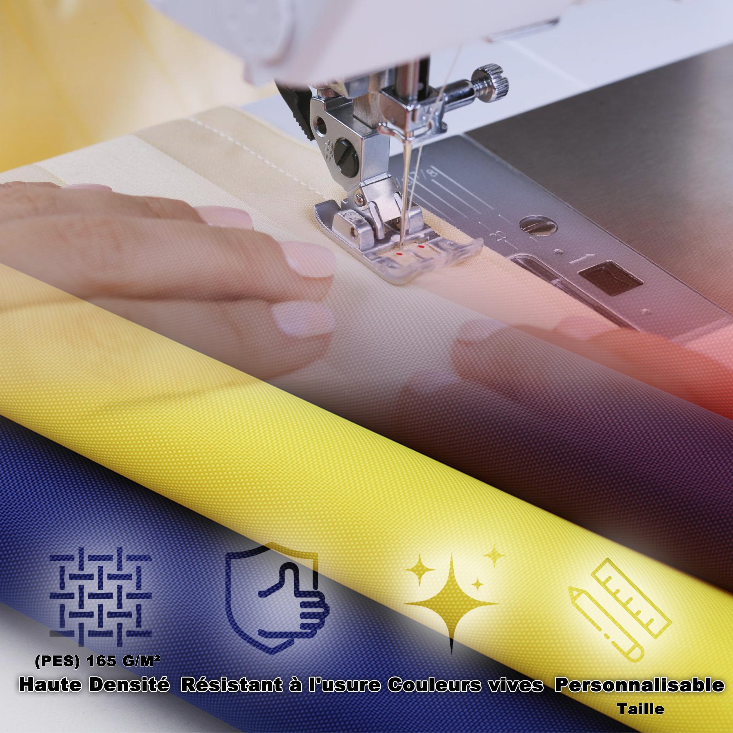 Brise-vue Pour Balcon 70x250 Cm Gris Clair - Protection Intimité Et UV - Tissu Polyester Résistant - Œillets Inox - Plusieurs Tailles/couleurs