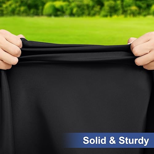 Miniatura 3 de homing Paquete de 2 manteles rectangulares, de poliéster, impermeable, elástico, ajustable, se adapta a mesas plegables de 8 pies, protector de mesa
