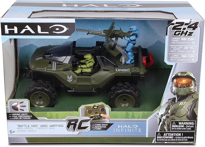 Virtuos Studio Reportedly Working on Halo Combat Evolved Remake 6 81S1WOqvRGL. AC SX679 NKOK Halo Infinite RC: Battle Hog UNSC Warthog -W/Master Chief & Spartan, 2.4 GHz Radio Control w/Turbo Boost Vehicle