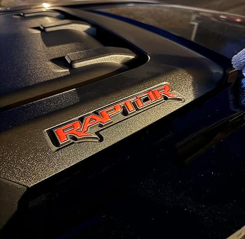 Insertos de emblema de capó - Compatible con Ford F-150Bronco Raptor 2021-2024