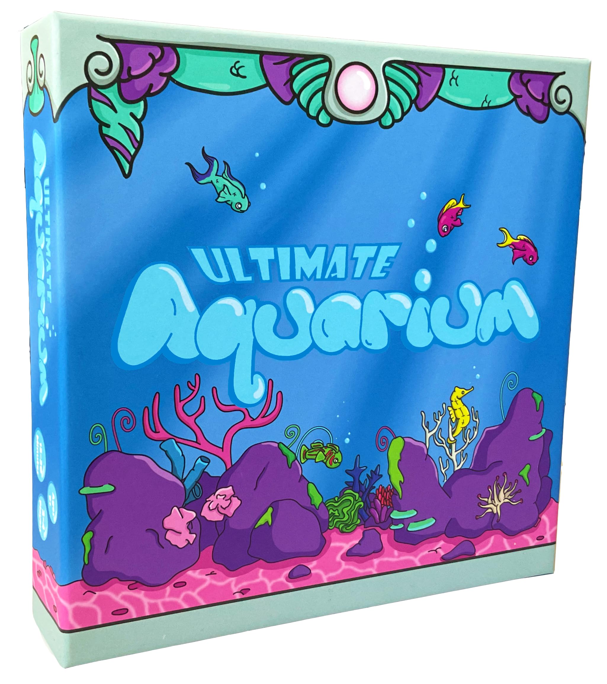 Ultimate Aquarium Card Game- Quick, Strategic & Chill Fun for Family Game Night - 2-4 Players - 15-30 Minute Gameplay by The Dusty Top Hat