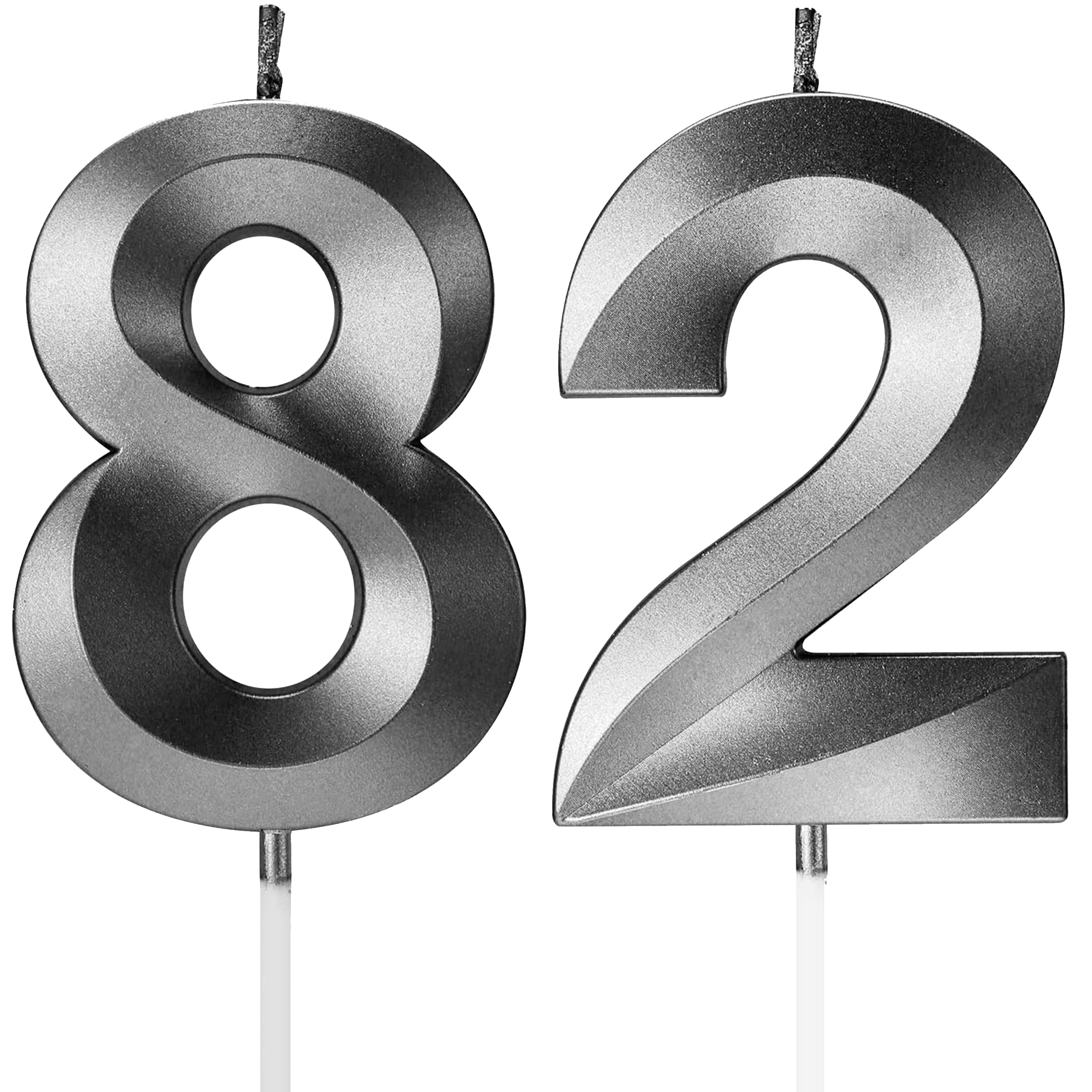 Birthday Candles Number Candles Age Year for Cakes Happy Birthday 3D Designed Wedding Anniversary Party Cake Topper Decorations