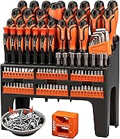 Vista 11 de Juego de destornilladores eléctricos aislados de 1000 V – Juego de destornilladores eléctricos profesionales de 13 piezas, mango de aislamiento CRV