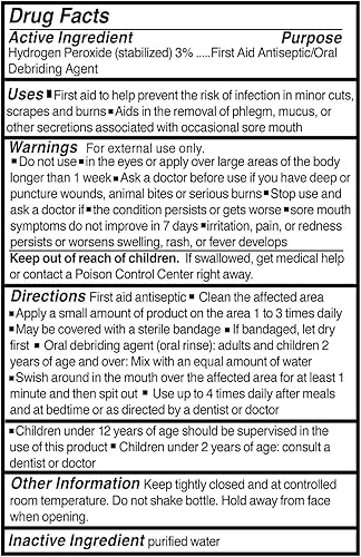 Miniatura 9 de Mckesson Peróxido de hidrógeno antiséptico 3% de fuerza