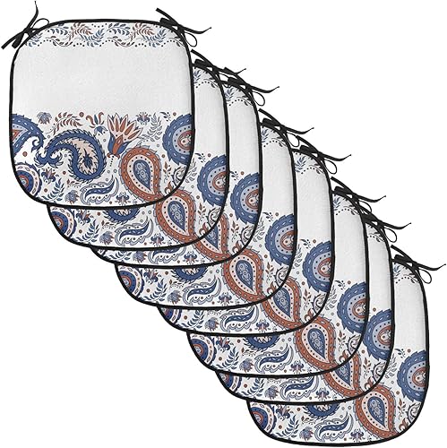 Miniatura 67 de Lunarable Cojín retro para silla, mujer con cabello, letrero de victoria con burbujas de discurso, inspirado en arte pop, acolchado de asiento para