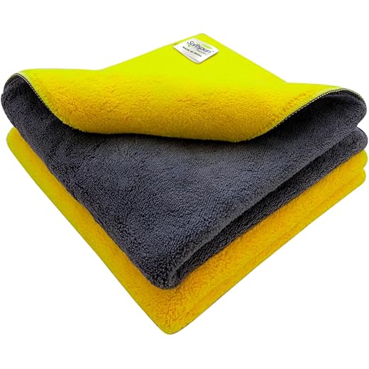 SOFTSPUN Microfiber Double Layered Cloth Towel Set 40x40 cm