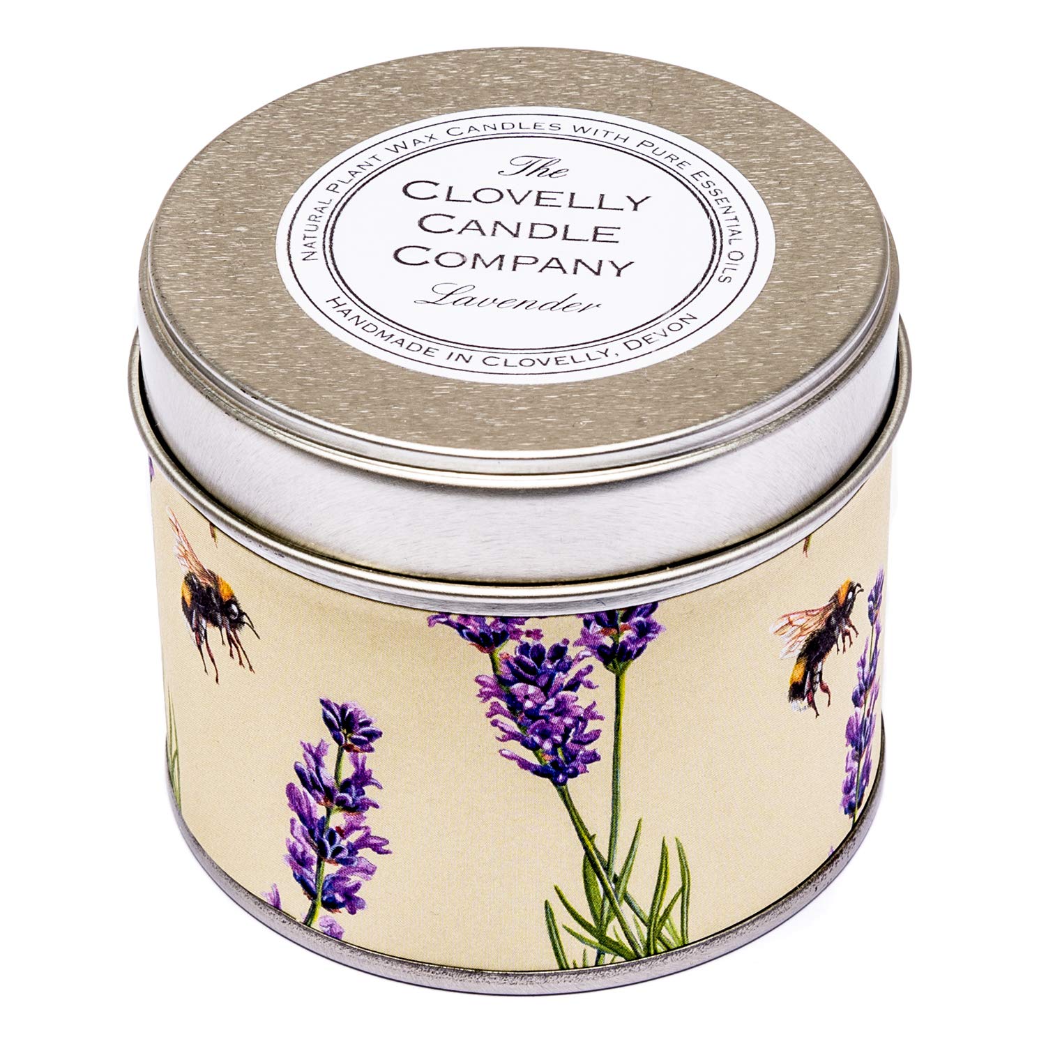 The Clovelly Soap Co. Lavender Clovelly Soap Co Handmade Natural Scented Aromatherapy Soy Wax Vegan Candle