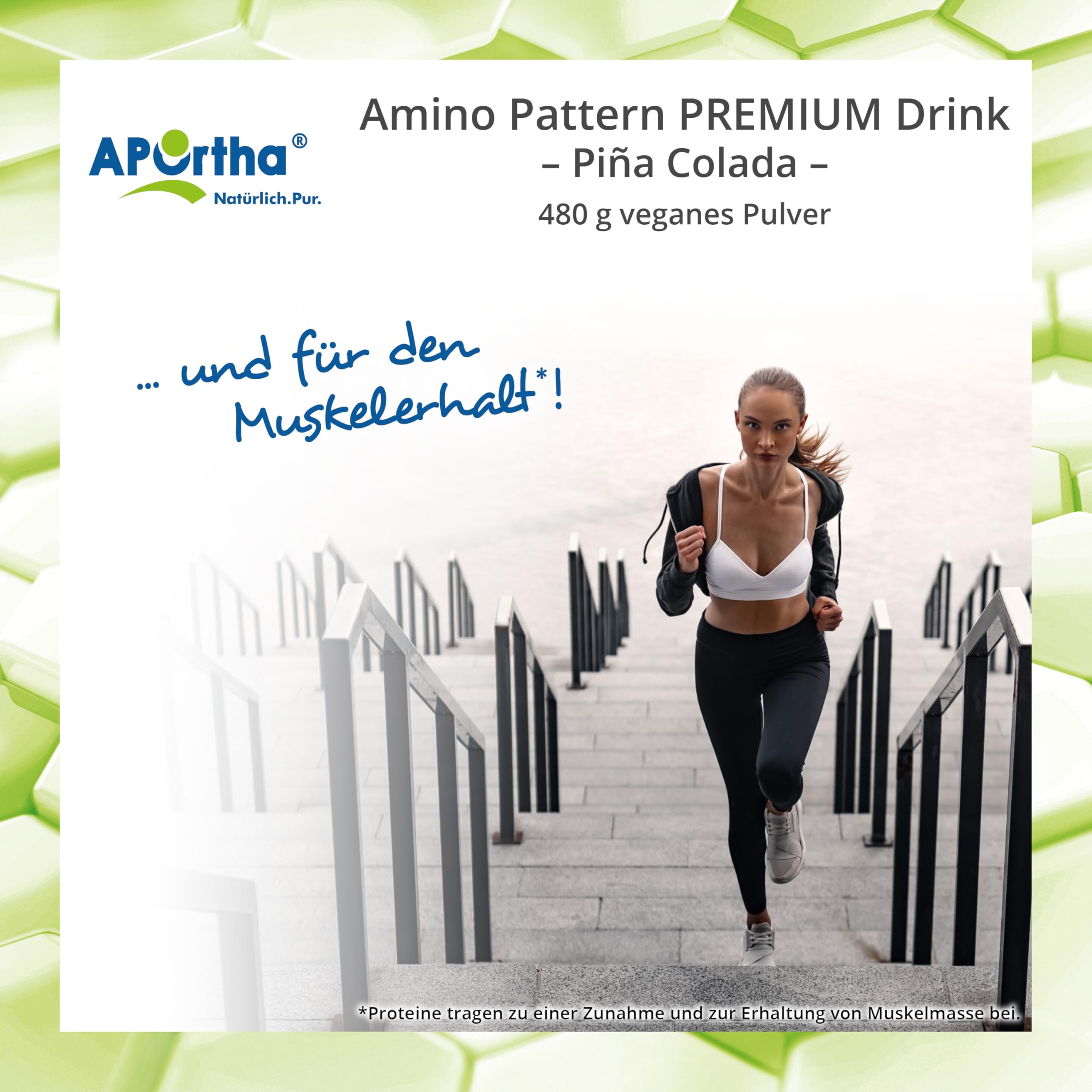 APOrtha® Multi essential Amino Pattern I 480 g Pina Colada Drink mit 8 essentiellen Aminosäuren nach Prof. Dr. Lucà- Moretti für optimierte Eiweißversorgung I Aminosäuren komplex hochdosiert EAA