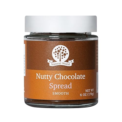 Nutural World - Crema suave de chocolate con nuez de 6 onzas (6.00 oz)