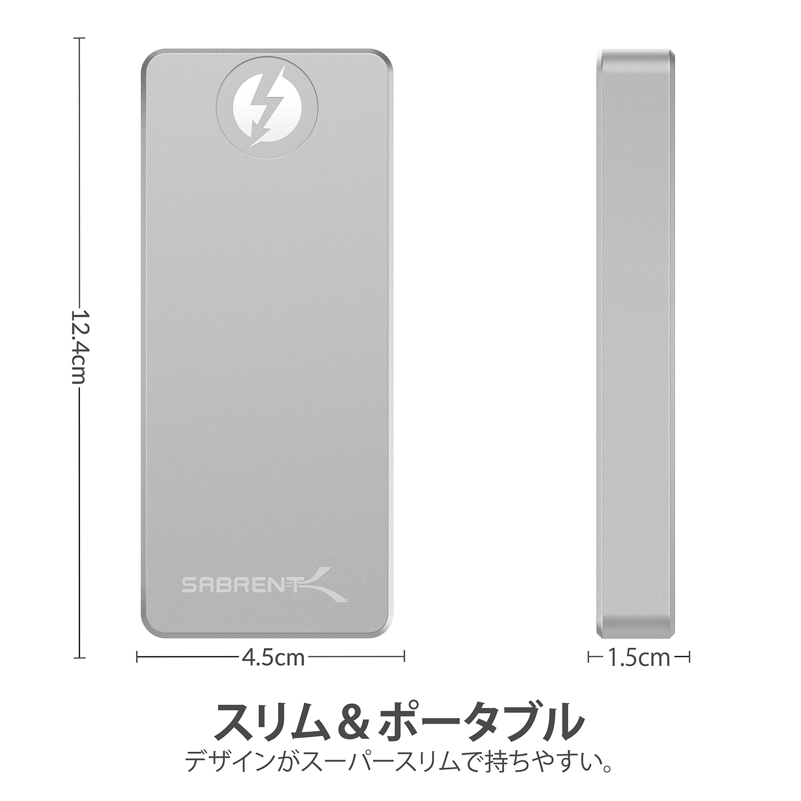 Amazon.co.jp: Sabrent ロケットXTRM 1TB Thunderbolt 3外付けSSD