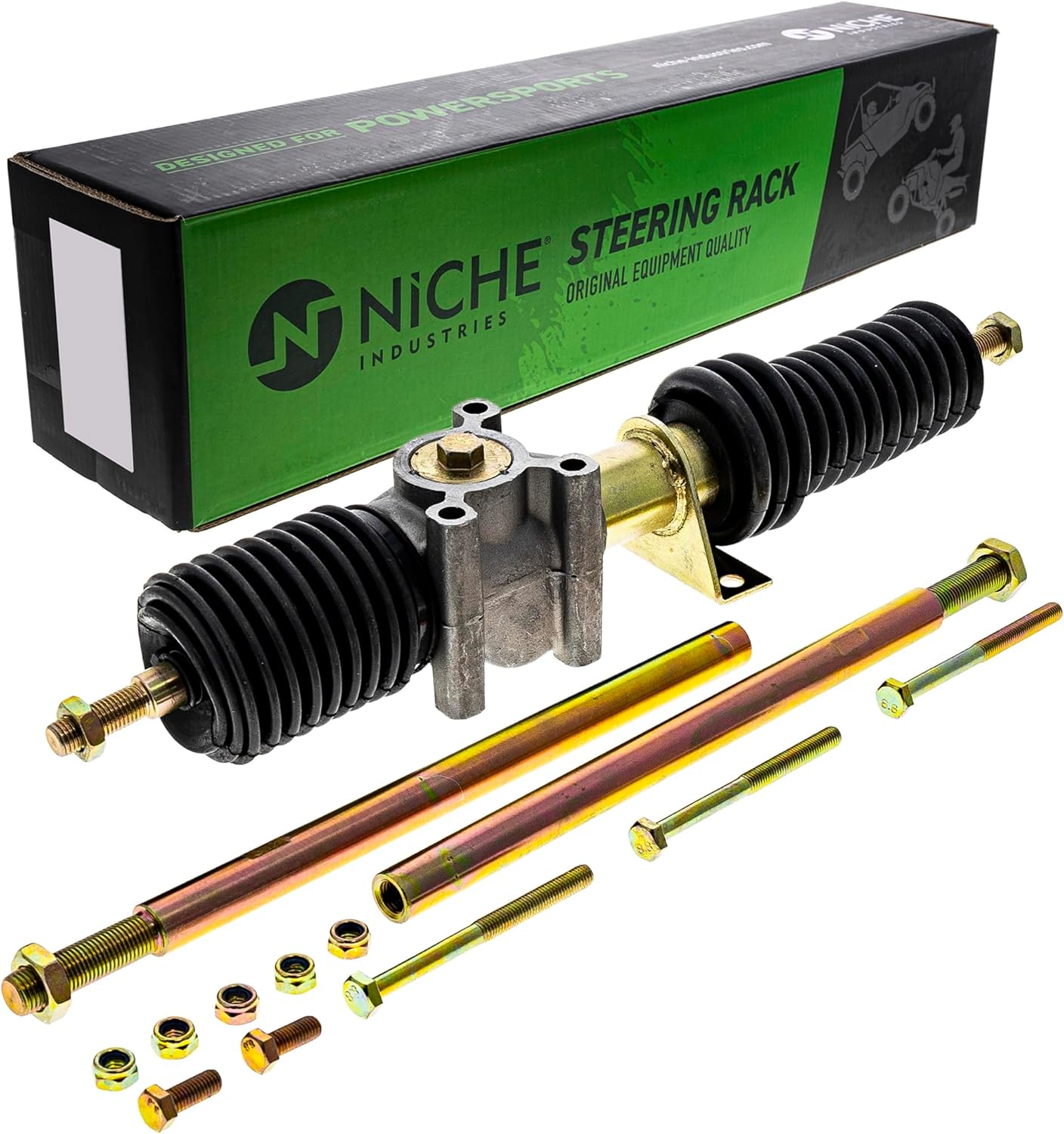 NICHE Steering Gear Box Rack & Pinion for Arctic Cat Cushman Hauler Crew Prowler Pro XT Ranch S EPS Diesel 0505-974