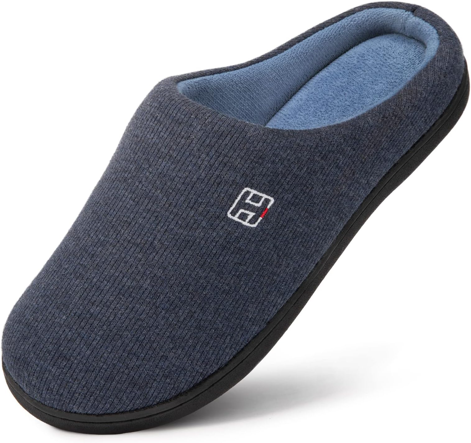 Men's & Ladies' Classic Memory Foam Plush House Slippers, Spring Summer Breathable Indoor Outdoor Shoes